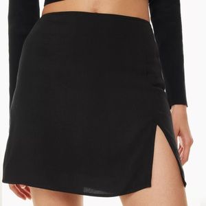 Aritzia Tatiana Skirt Slit Mini